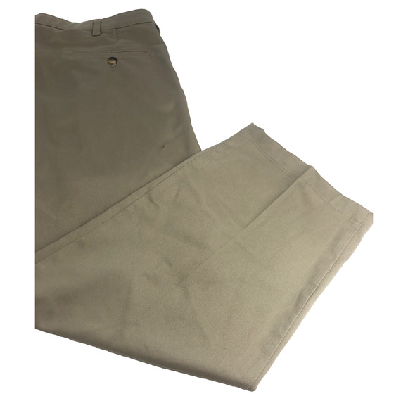 Wrangler‎ Men's Dress Pants 38 x 29 Khaki Pleated Straight Leg Comfort Solutions - Picture 13 of 14